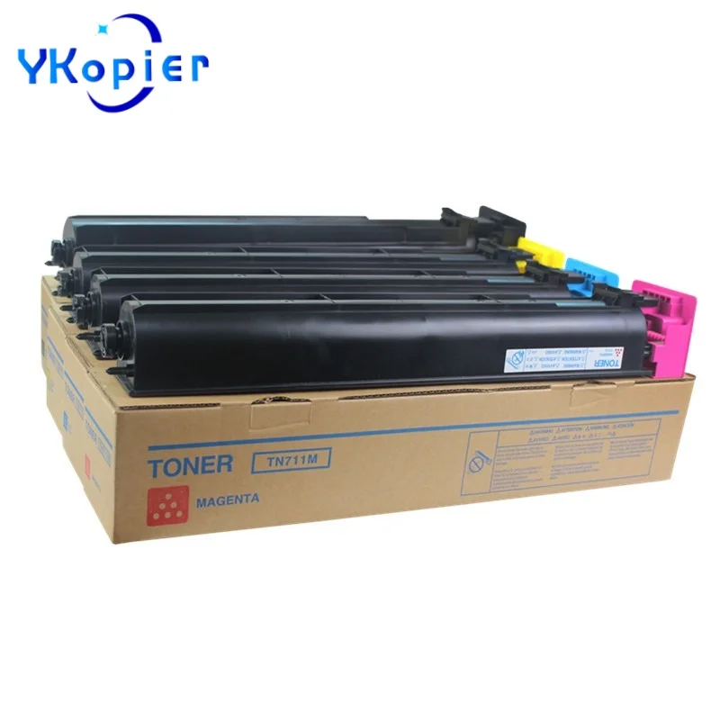 

Original Repack TN711 Black 700G CMY 400G Toner Cartridge For Konica Minolta BH C654 C754 BHC654 BHC754 TN712 Toner Cartridge
