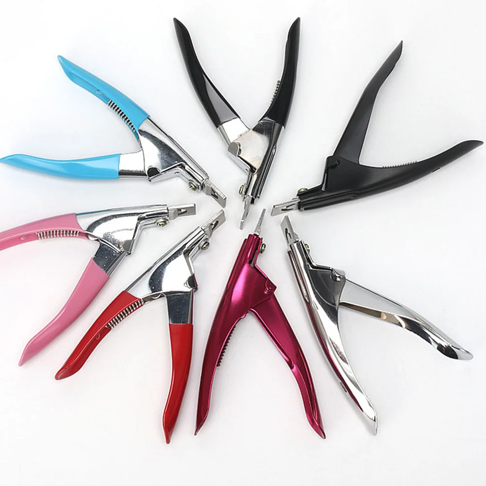 

False Nail Clipper Ergonomic Design Stainless Steel Nail Tip Trimmer Suitable for Natural and Artificial Nails Manicure Tool
