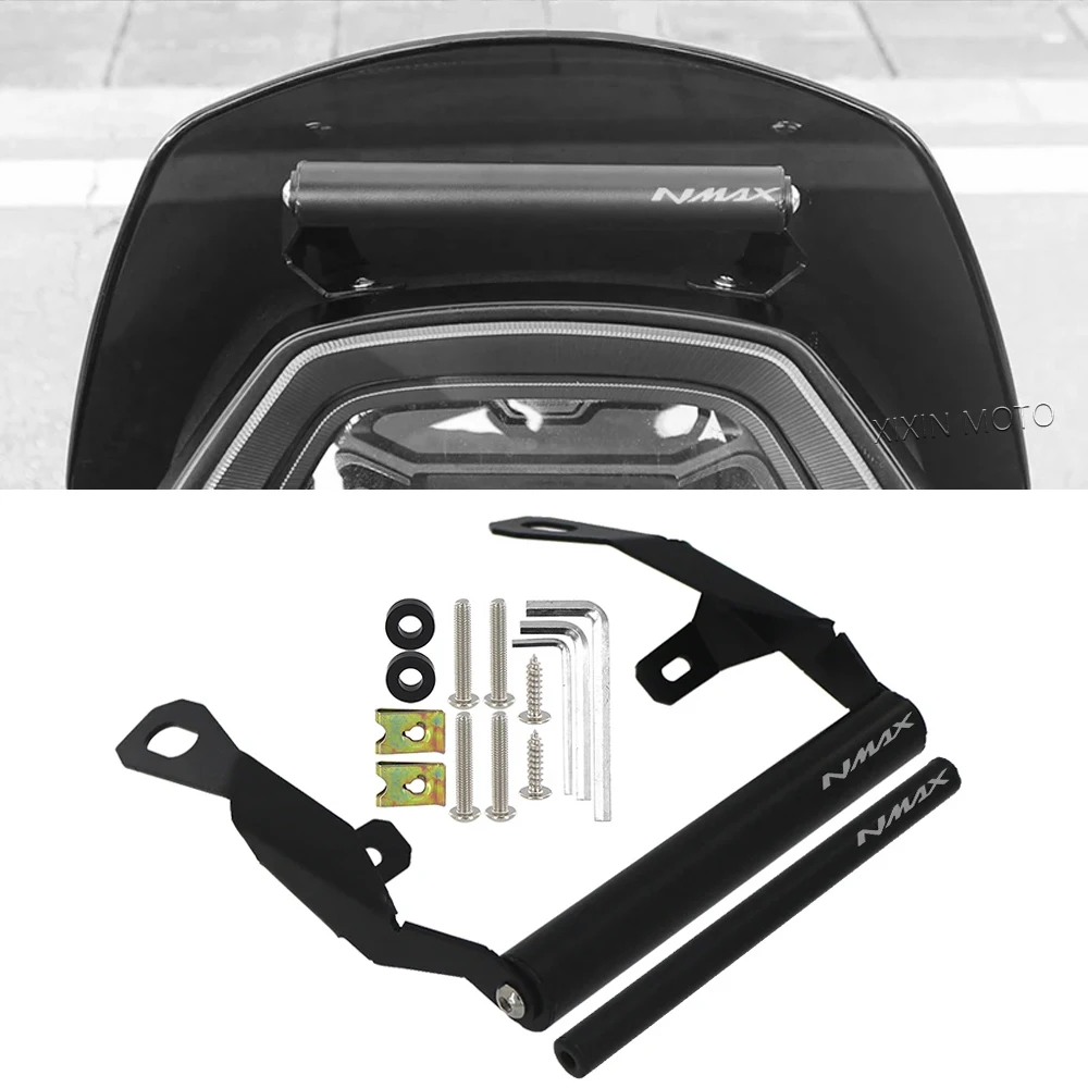 For Yamaha NMAX NMAX155 NMAX125 2025 2026 Motorcycle Navigation Bracket GPS Mount Device Carrier SMART PHONE Adapt Holder
