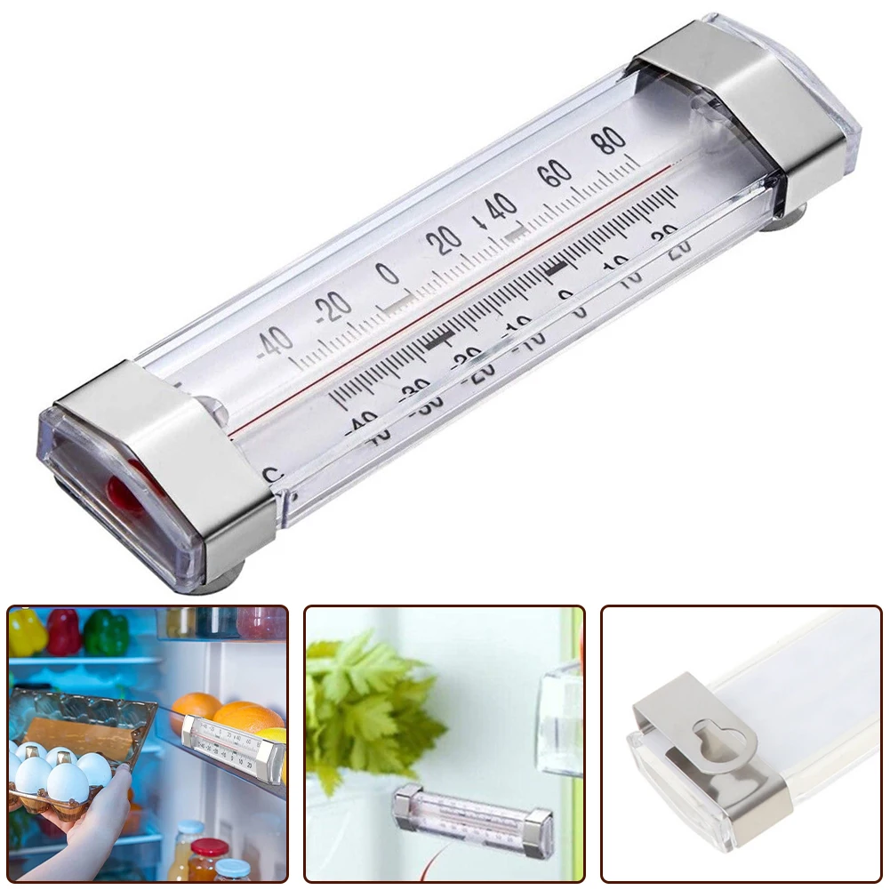 Kitchen Tools Freezer Thermometer Accessories For Refrigerator Freezer Space-Saving Measurement Tool Practical