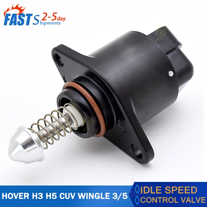 Idle Speed Control Valve Engine Fit for Great Wall Hover H3 H5 CUV wingle3 5 Idle Motor Regulator Stepper Motor  4G6