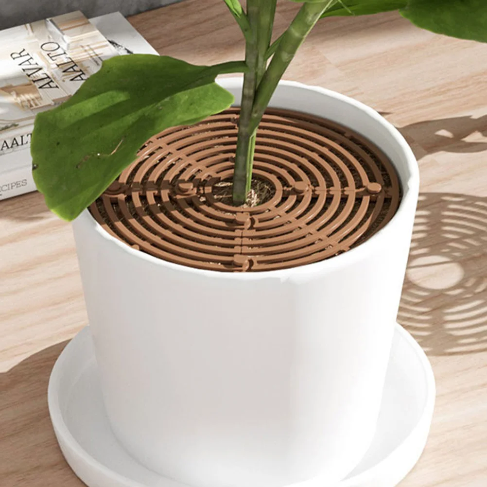 5 個植木鉢カバー植木鉢グリッド土壌プロテクター猫犬用掘削ストッパー庭植木鉢プラスチックカバーアクセサリー