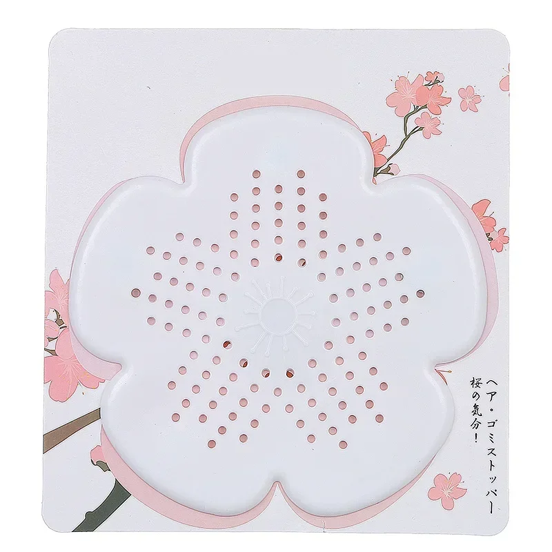 Flower Sewer Outfall Sink Filter Silicone Bathrub Shower Drain Hole Filter Anti-blocking Floor Drain Hair Stopper Sink Strainer