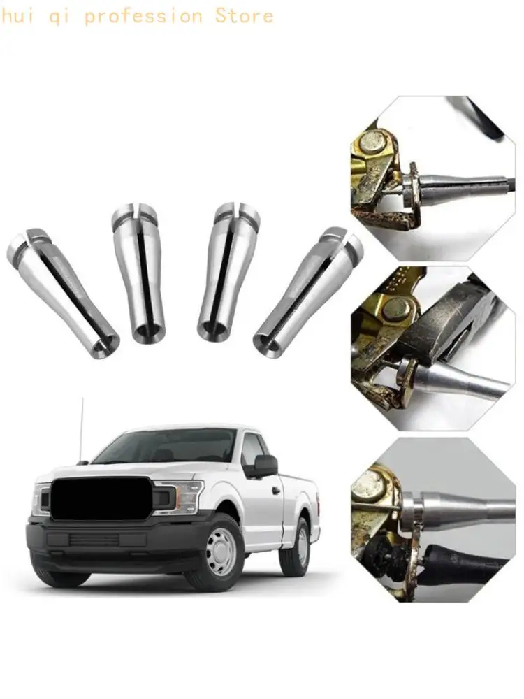 4pcs Door Cable Repair End Hardware Set, Aluminum Ends set for F150 F250 F350 H8WE