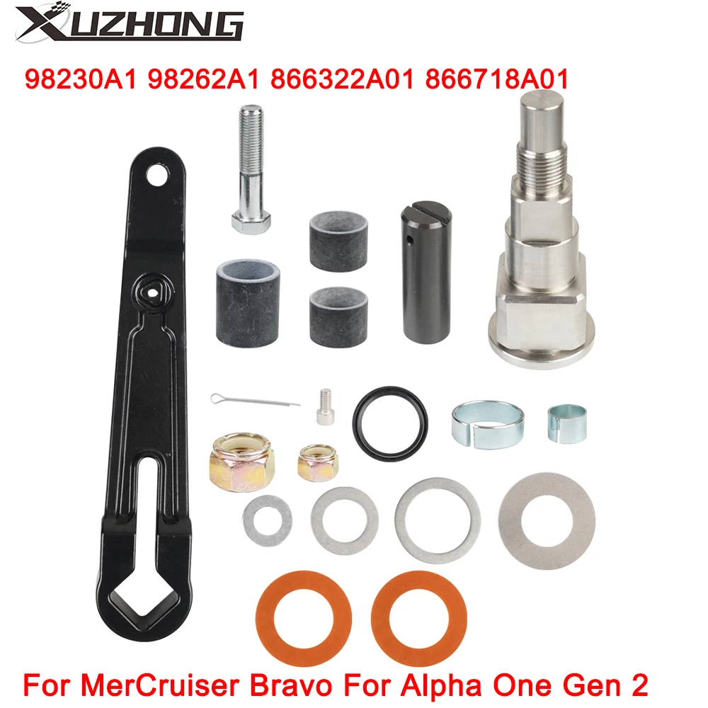 

98230A1 98262A1 866322A01 866718A01 1Set Upper Gimbal Steering Arm Shaft Pin Kit For MerCruiser Bravo For Alpha One Gen 2