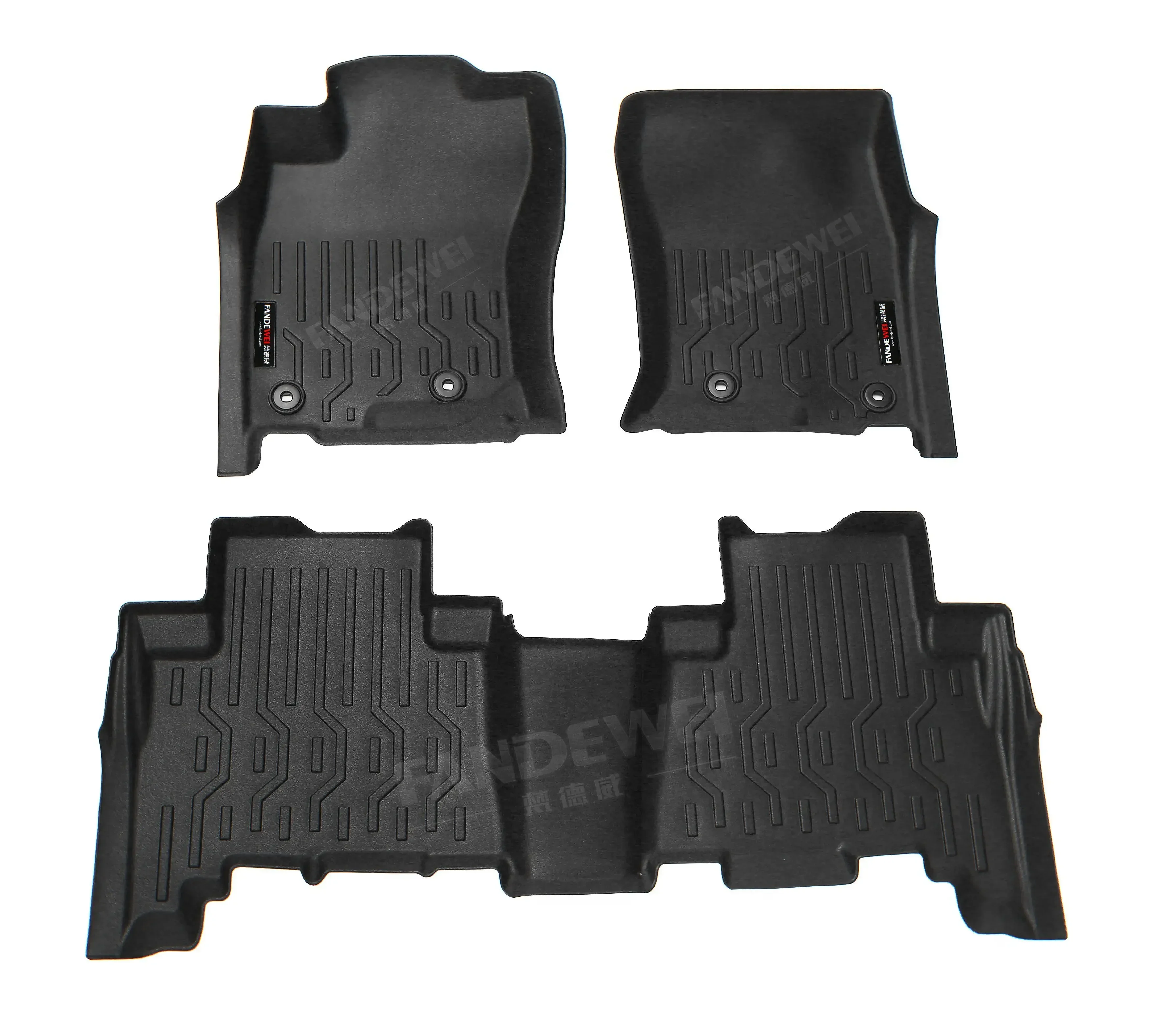 

3D premium TPV rubber custom LHD car interior accessories car mats for toyota 4runner 2016+