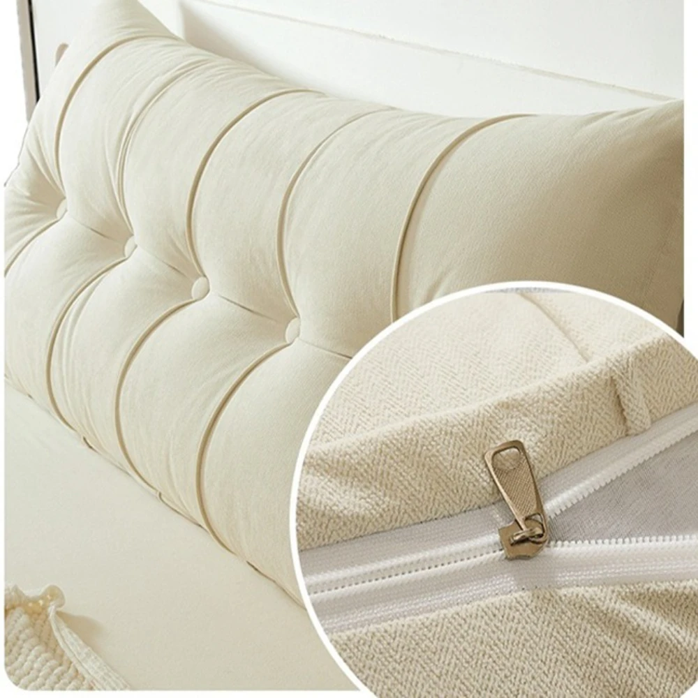 Double Beds Head Cushions 1m-2m Bed Thickened Soft Removable Reading Backrest Pillow for Bay Window Tatami Bedroom Cojines Sofá - view 3