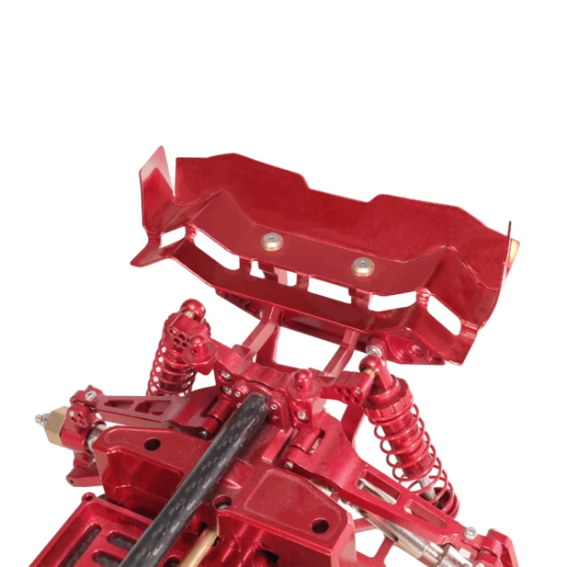 Metal Rear Wing Suitable MJX 14207 14208 RC Cars Thickened All-metal Rear Wing Model Car Accessory Non-destructive Installation