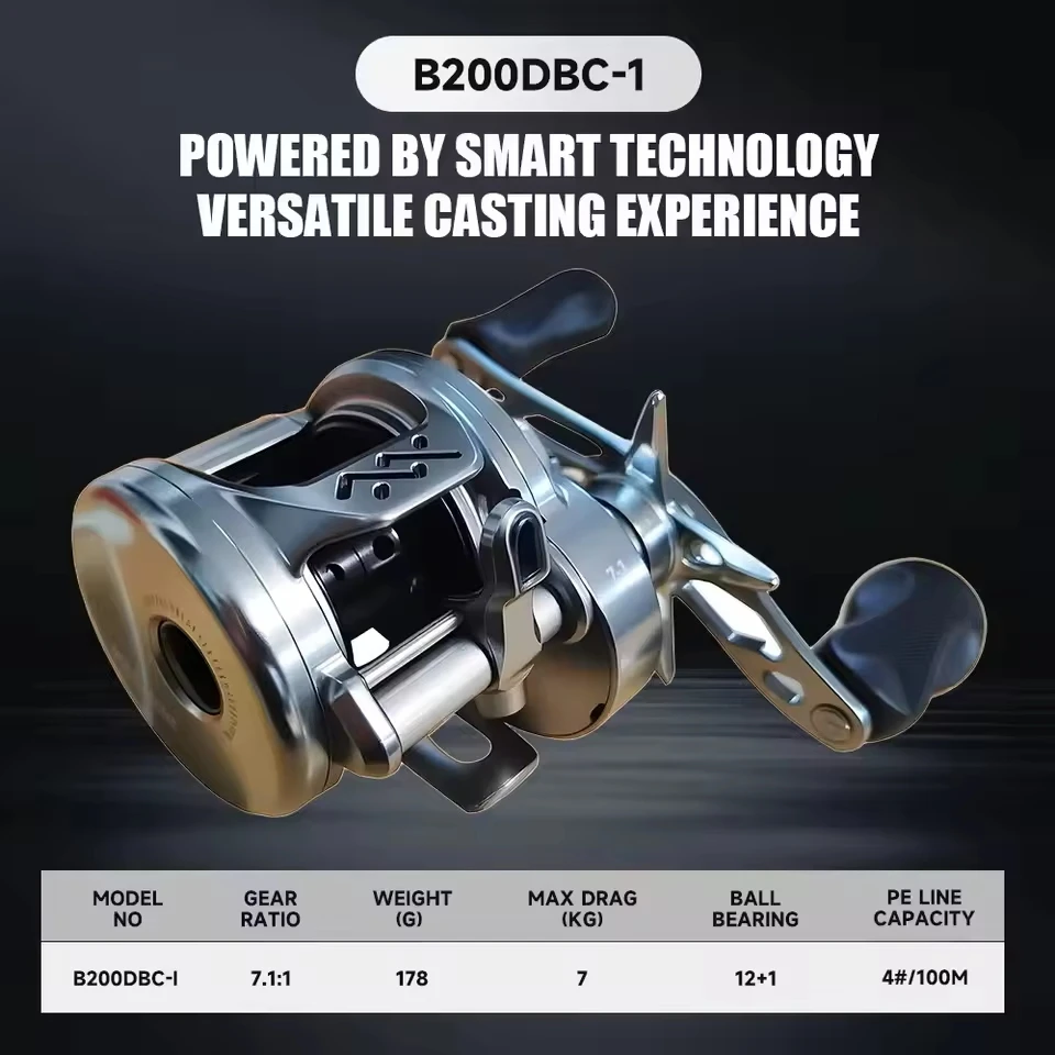 Loongze Airlite B100/200DBC-I シリーズ BFS ベイトキャスティング