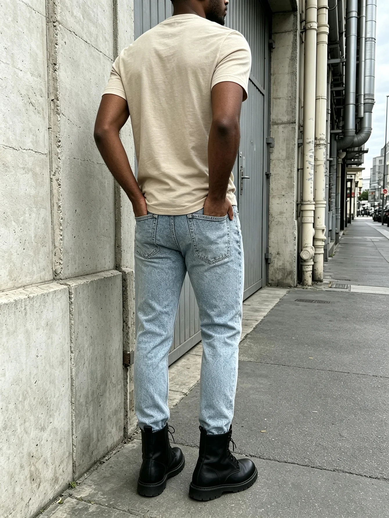 Urban Y2K Trendy American Street Distressed Oversized Denim Pants Mid-Rise Relax Fit Skate Bottom, Ideal Holiday Present for You