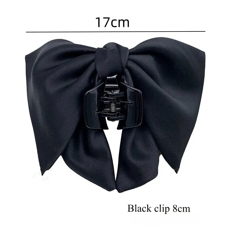 1 new women's double-sided bow clip, summer vacation fashion shark clip, fashionable hair accessory image 5