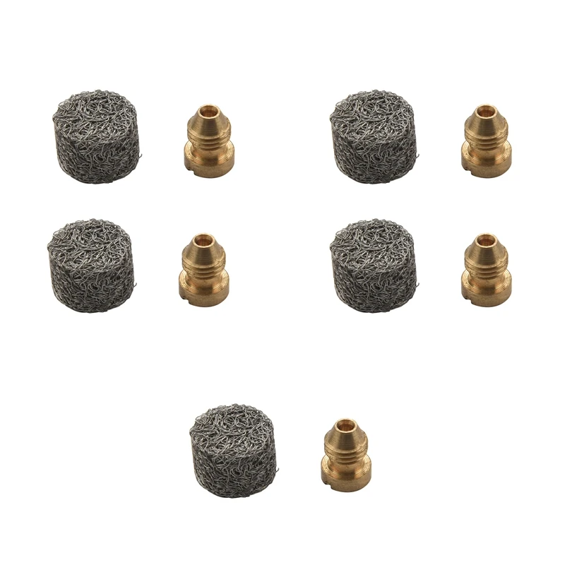 5X Foam Cannon Orifice Nozzle Tips And Foam Maker, Universal 1.1 Mm Thread Nozzle And Mesh Filter, 3000 Psi