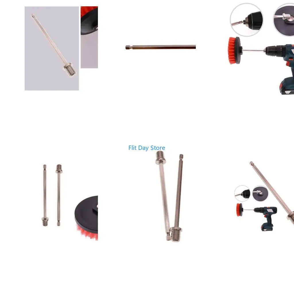 F92C Hexagonal Drill Adapter Extended Rod 140mm Length M14 Fittings For Power Tool