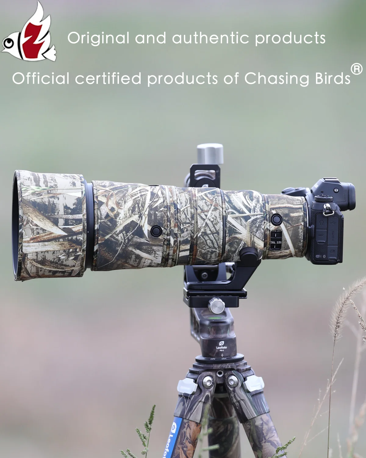 

CHASING BIRDS camouflage lens coat for NIKON Z 600mm F6.3 VR S waterproof and rainproof lens protective cover 600 lens cover