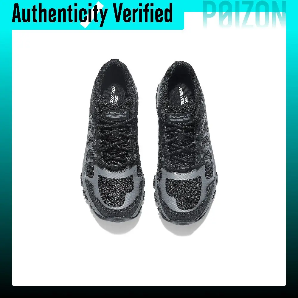 Skechers Adventurer Low top Running Shoes Women's Black Gray 180069-BKCC