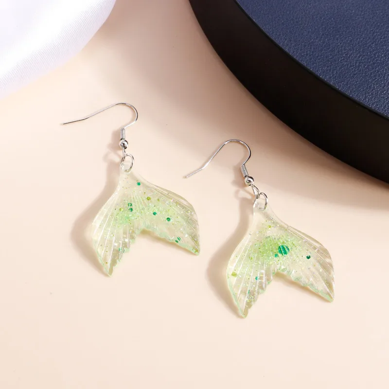 Grüne Farbe Tier Schmetterling Gummibärchen Frosch Ohrringe für Frauen Brincos Getränke Wolke Blume Sommer Hochzeit Schmuck Geschenke – Detail 3