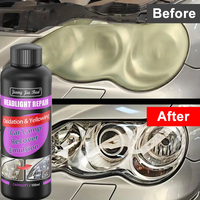 Car Headlight Restoration Polishing Kits Headlamp Scratch Remover Repair Cleaning Paste Remove Oxidation Headlight Polish Liquid