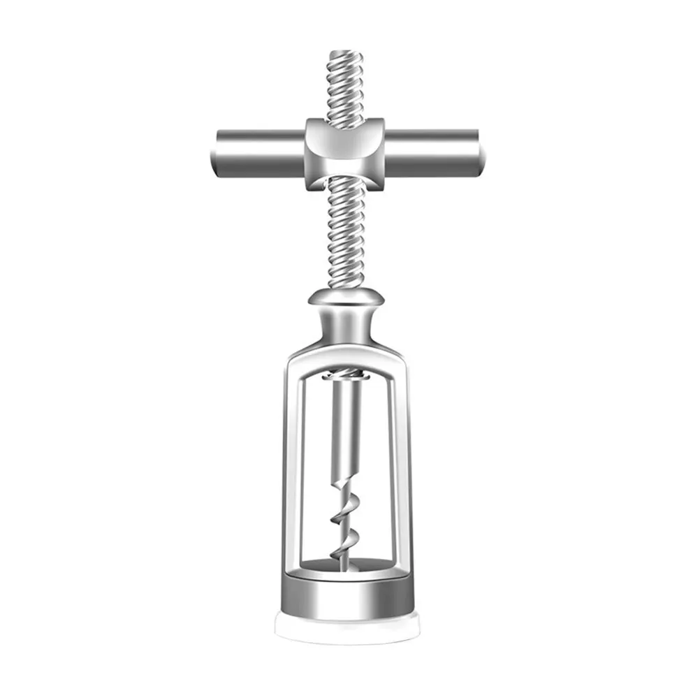 Abridor de botellas de vino en forma de cruz, sacacorchos de vino tinto, herramienta de cocina, removedor de tapa de botella multifuncional para fiestas y restaurantes