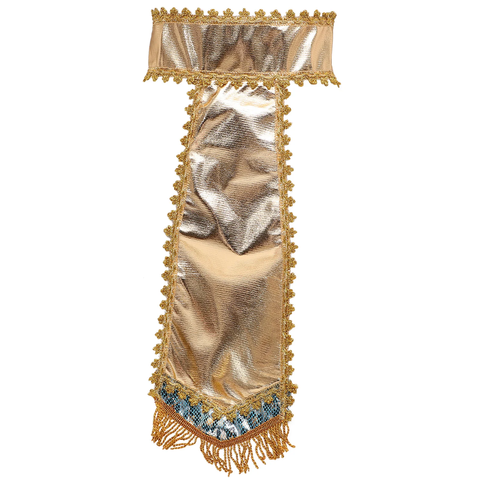 1pc Egyptische Riem Verstelbare Farao Taille Doek Voor Halloween Cosplay Party Rollenspel Herbruikbare Kostuum Accessoire Decoratief
