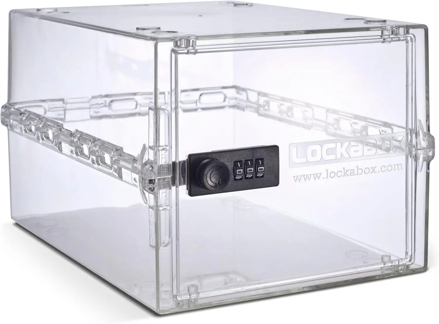 Caja de Seguridad con Candado Combinado Mediano – Almacenamiento Seguro para Alimentos y Medicamentos, 12x8x6.6 pulgadas, Resistente a Impactos