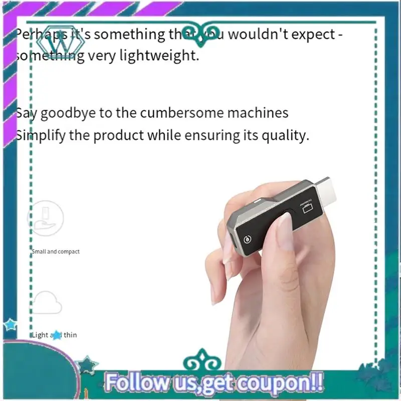 A75Q-1080P Type C لاسلكي - متوافق مع جهاز إرسال واستقبال الفيديو ومحول عرض موسع للهاتف وشاشة تلفزيون الكمبيوتر