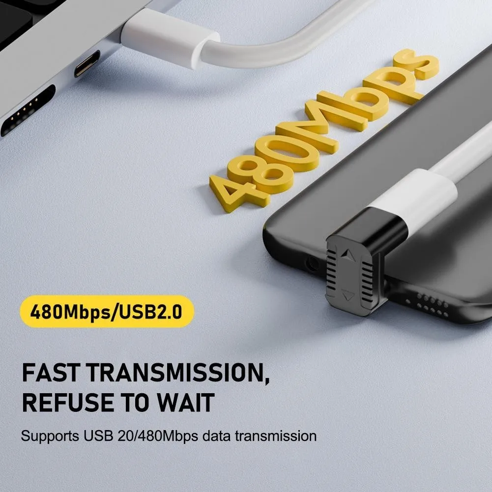 Type-C Female to Micro USB Male USB2.0 Adapter Female USB-C 90 Degree Converter Adapter For Android Samsung