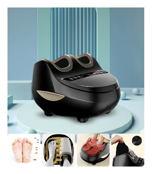 New Foot Massager Heel Air Pressure Massage Kneading Foot Therapy Machine One Piece Will Be Sent on Behalf of You