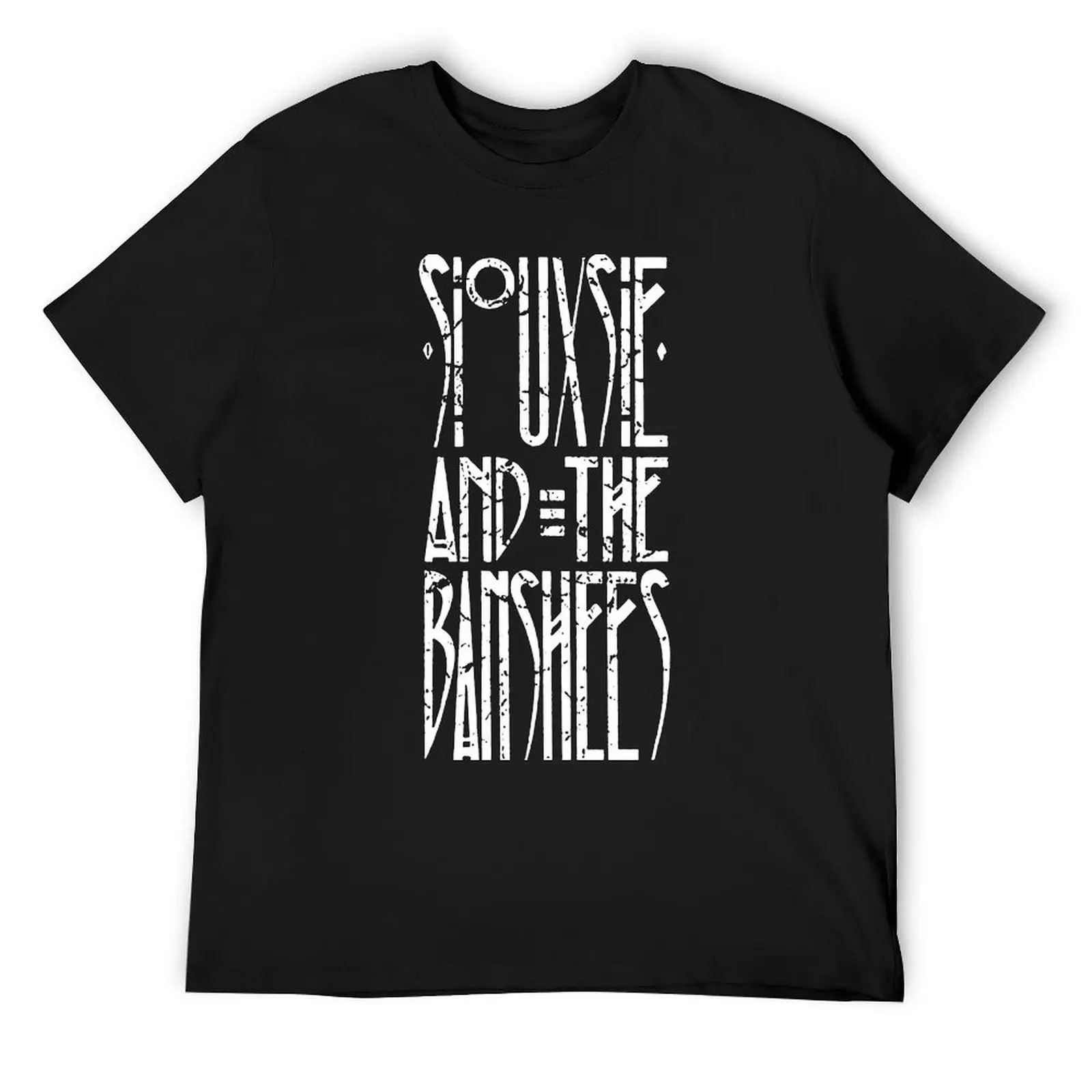 Souuxsie & The Banshees Logo T-Shirt man t shirt customs design your own vintage graphic tee anime stuff tshirts for men