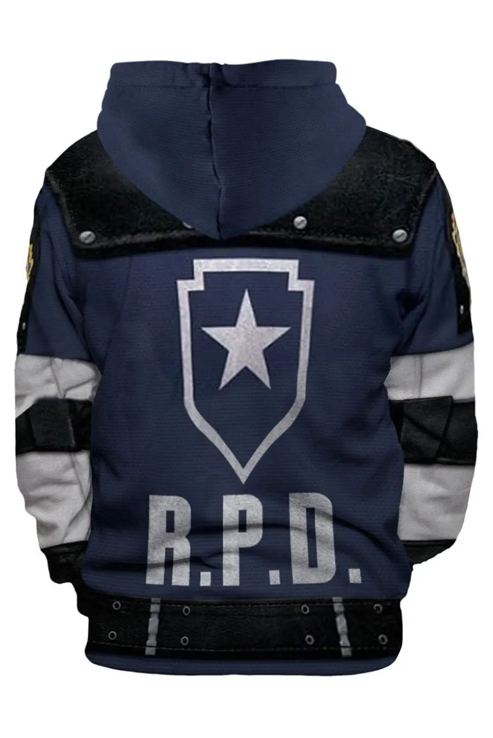 Bluza z kapturem dla dorosłych Leon Scott Kennedy Cosplay policjant kostium bluzy bluza z kapturem nieformalne okrycie wierzchnie męski damski płaszcz