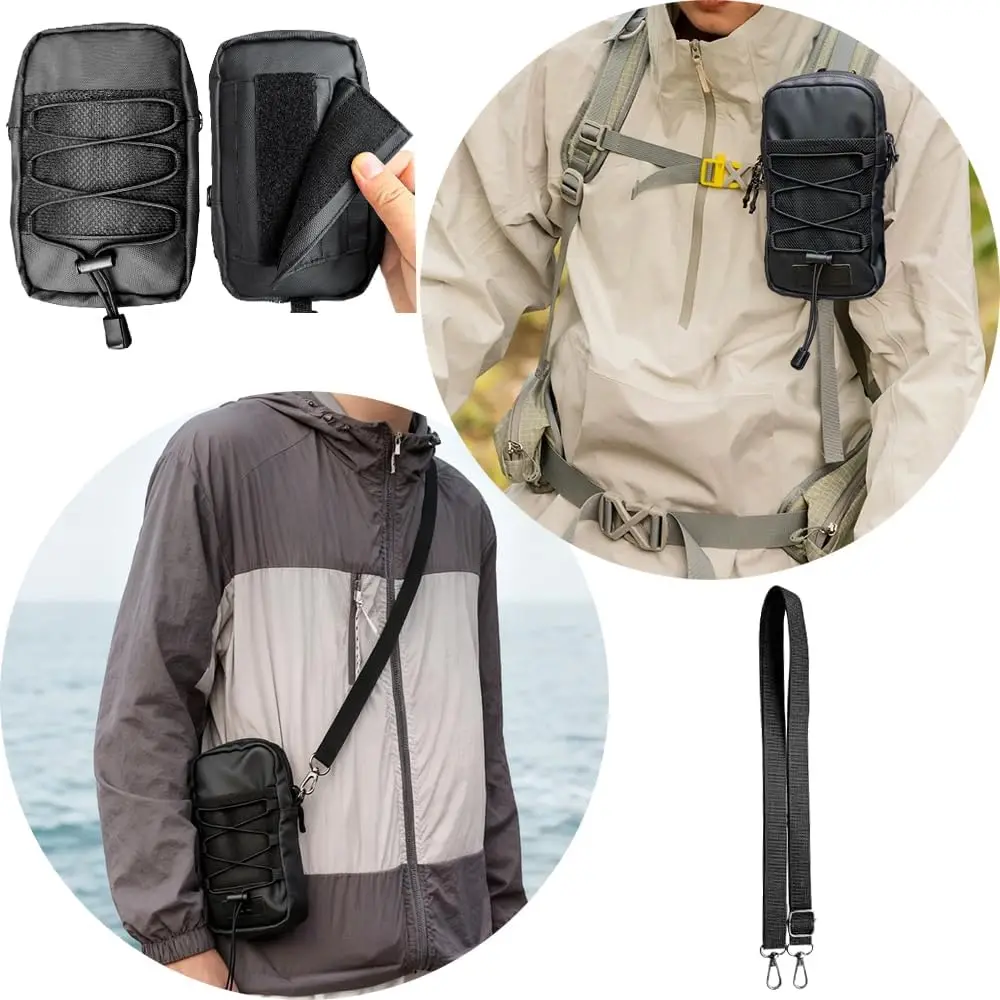 Outdoor Dual-use Integrated Hanging Bag Tactical Shoulder Strap Crossbody Bag Anti Splash Multi-layer Storage Sports  Travel Bag