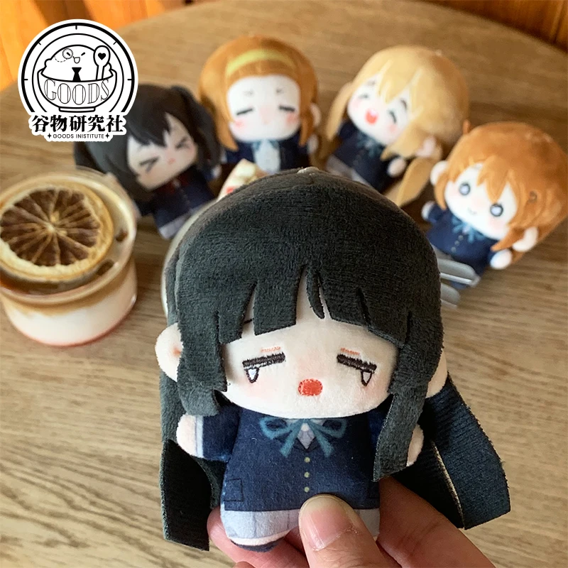 K-ON Anime 10cm Plush Doll Yui Mio Ritsu Tsumugi Azusa Mini Chibi Stuffed Plushie After School Tea Time Collection Toy Gift