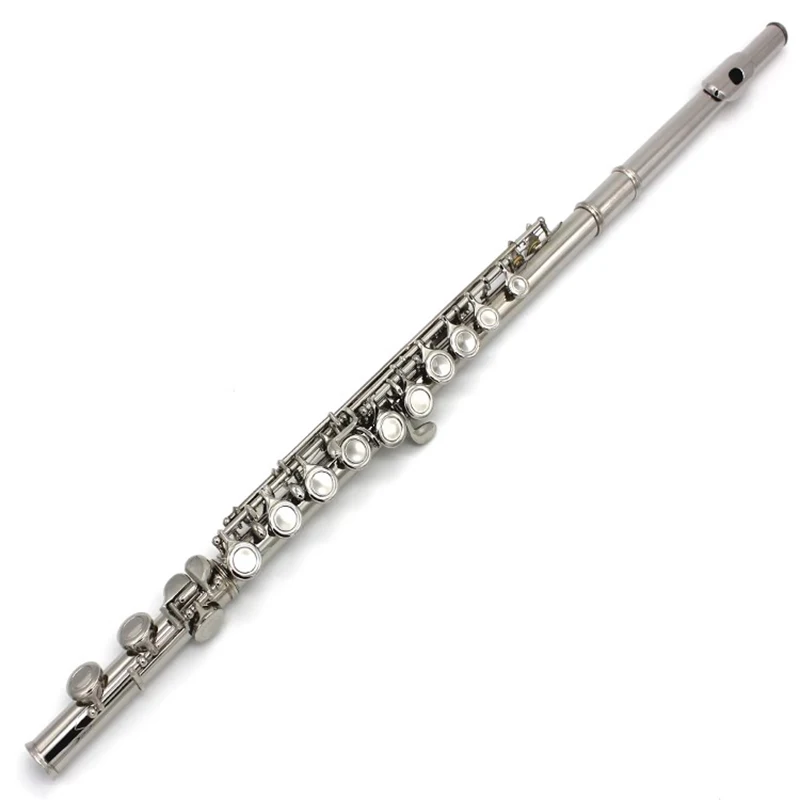 

16 Holes Flute Professional C Key Closed Hole Flute Adult Kid Performance Flutes Nickel Plating Cupronickel Flutes with E Key