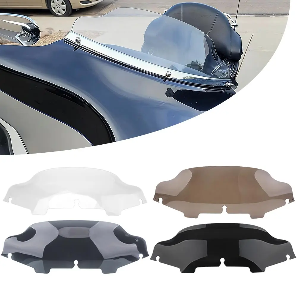 

Высококачественное ветровое стекло для мотоциклов Harley Electra Glide, Street Glide, Ultra Limited, Trike 1996-2013, 6 дюймов, прямая замена