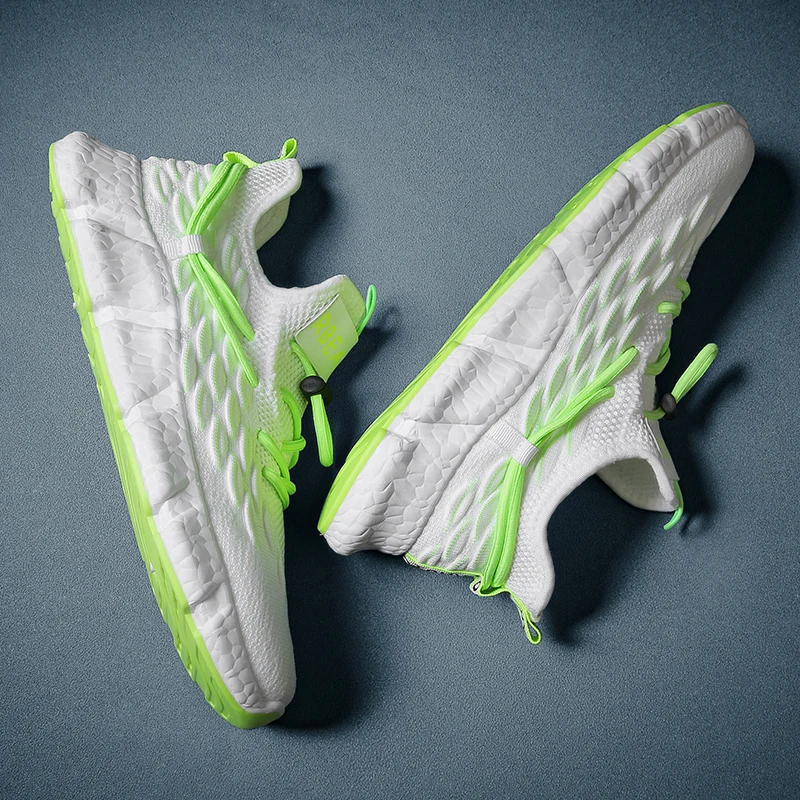 Men's Sneakers Fashion Sport Outdoor Running Shoes Mesh Light  Breathable Casual Jogging Shoes