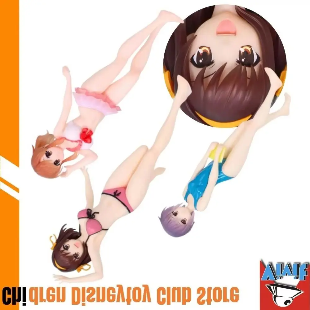 Vivit The Melancholy of Haruhi Suzumiya Anime Suzumiya Haruhi  Asahina Mikuru Nagato Yuki Action Figures Original Figurine