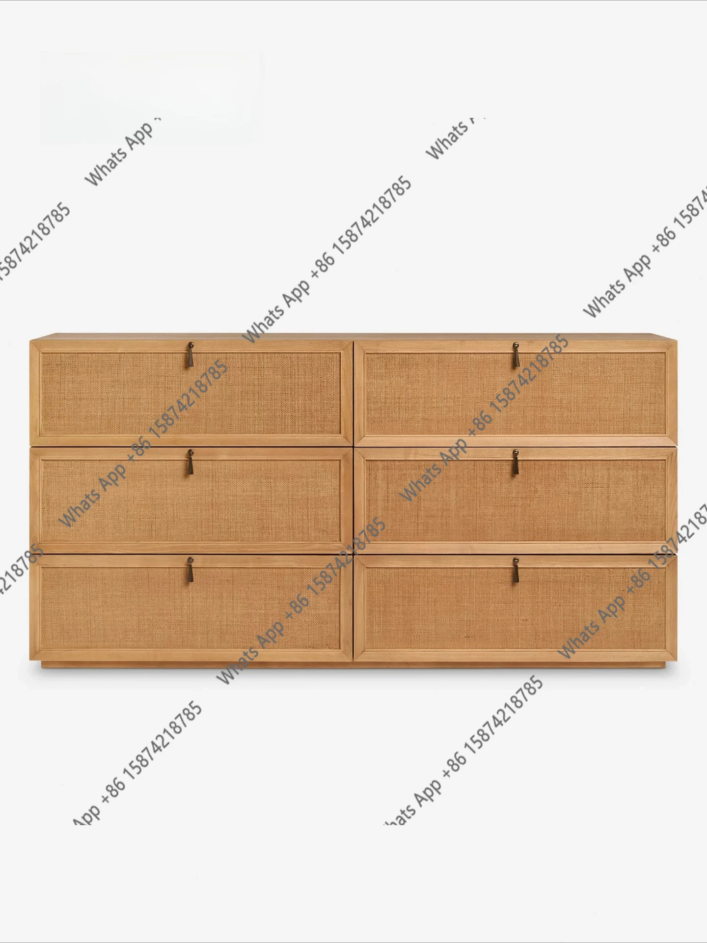 

Designer French chest side cabinet solid wood medieval log bedroom entrance cabinet retro natural style designer
