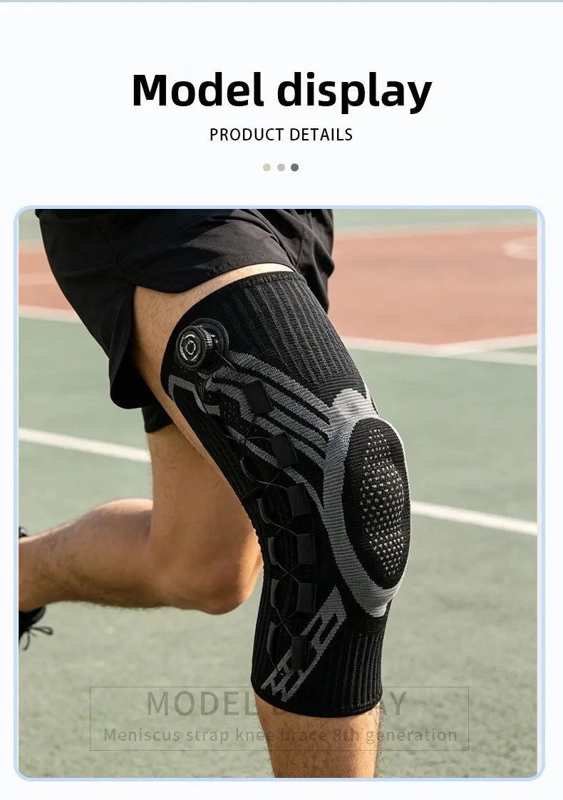 Professional Knee Brace Patella Support Joint Pain Relief Meniscus Support Compression Sleeve for Running Basketball Men Women