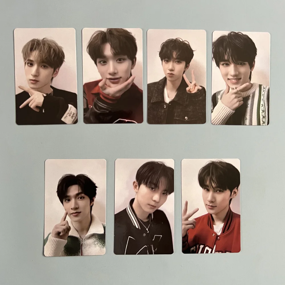 KPOP TNT 2ND Album UTOPIN PhotoCards 7pcs Bright Film LOMO Card DingChengXin Two-Sided Paper Cards SongYaXuan MaJiaQi Fans Gifts