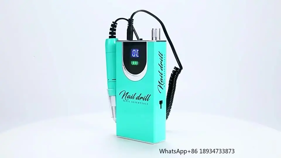 Best selling 35000 RPM Nail File Manicure Pedicure Tool Machine  Rechargeable Cordless Professional Portable Nail Drill