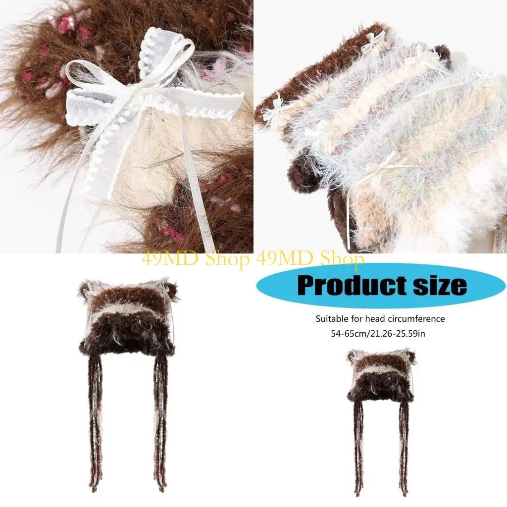 

49MD плюшевая шапка-ушанка, унисекс, меховая шапка, зимняя теплая шапка, удобная шапка для холодной погоды, для активного отдыха