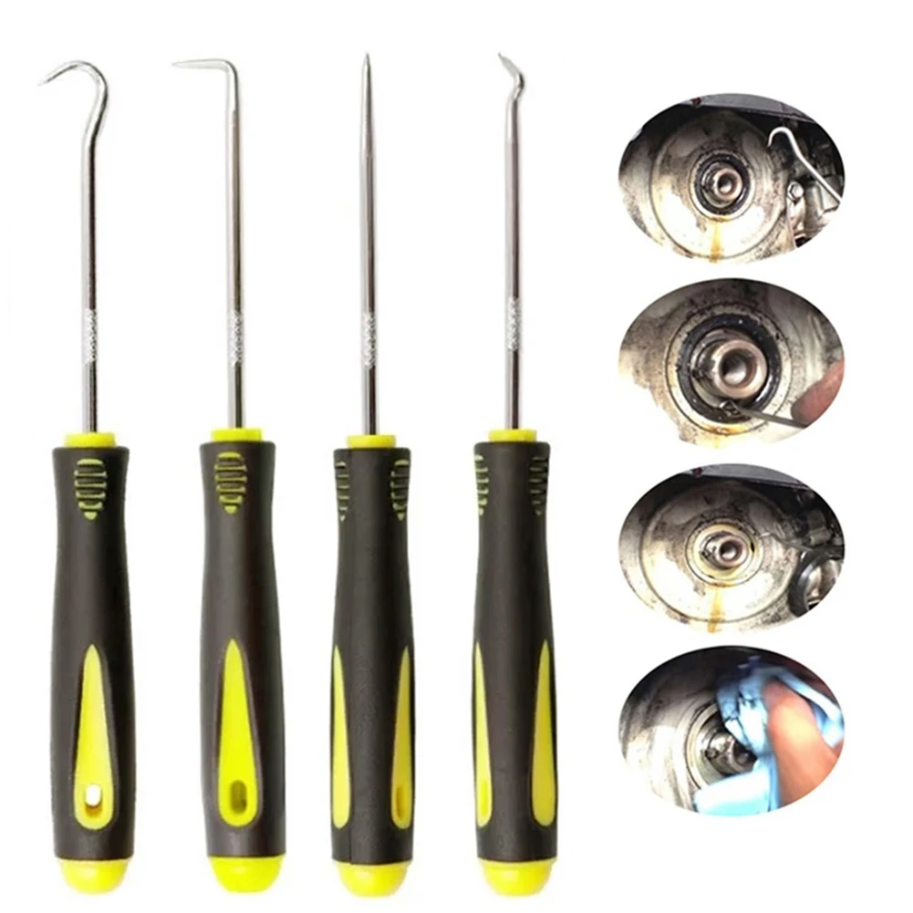 Herramienta de gancho y selección de coche, junta tórica de sello de aceite, extractor artesanal, herramientas de selección para quitar el sello de aceite de coche, junta tórica de mar, 1 ud.