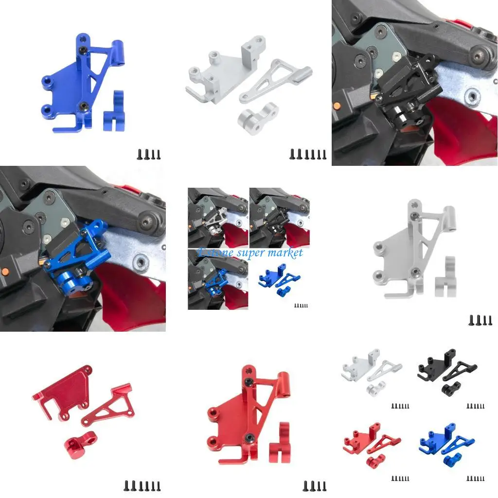 

090B Seamlessly Compatibility Aluminum Electronic Mount Set for 1/4 Scale Model Great for Electronic Component Installation