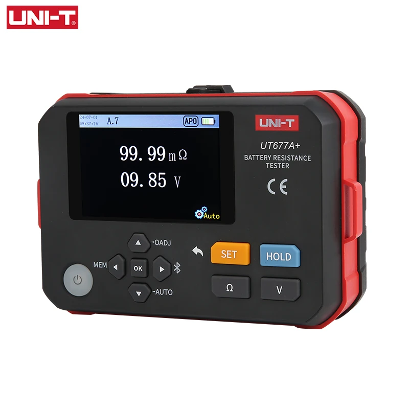 UNI-T UT677A+ Internal Resistance Tester High Precision Lead Lithium Storage Voltage Capacity Charge Discharge Tester