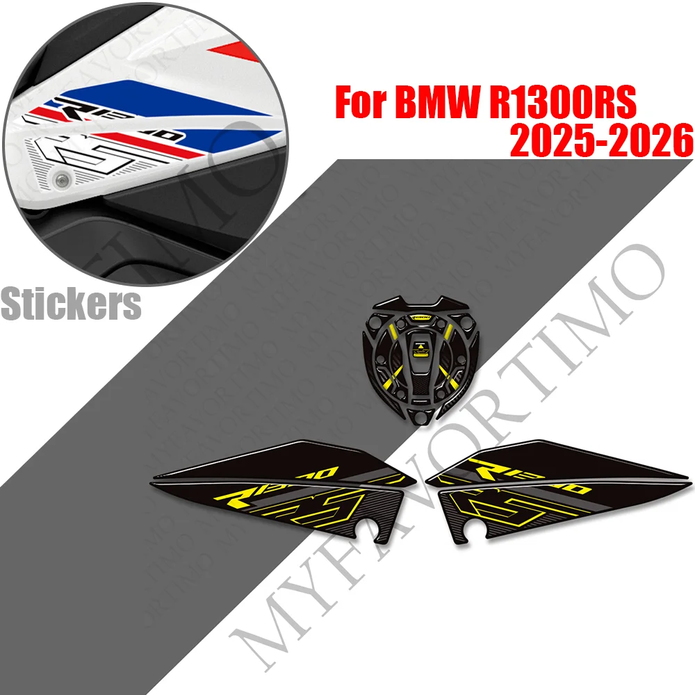 

For R1300RS R 1300 RS R1300 RS 2025 2026 Motorcycle Tank Pad TankPad Cap Grips Gas Fuel Knee 3D moto Stickers Decals Protector