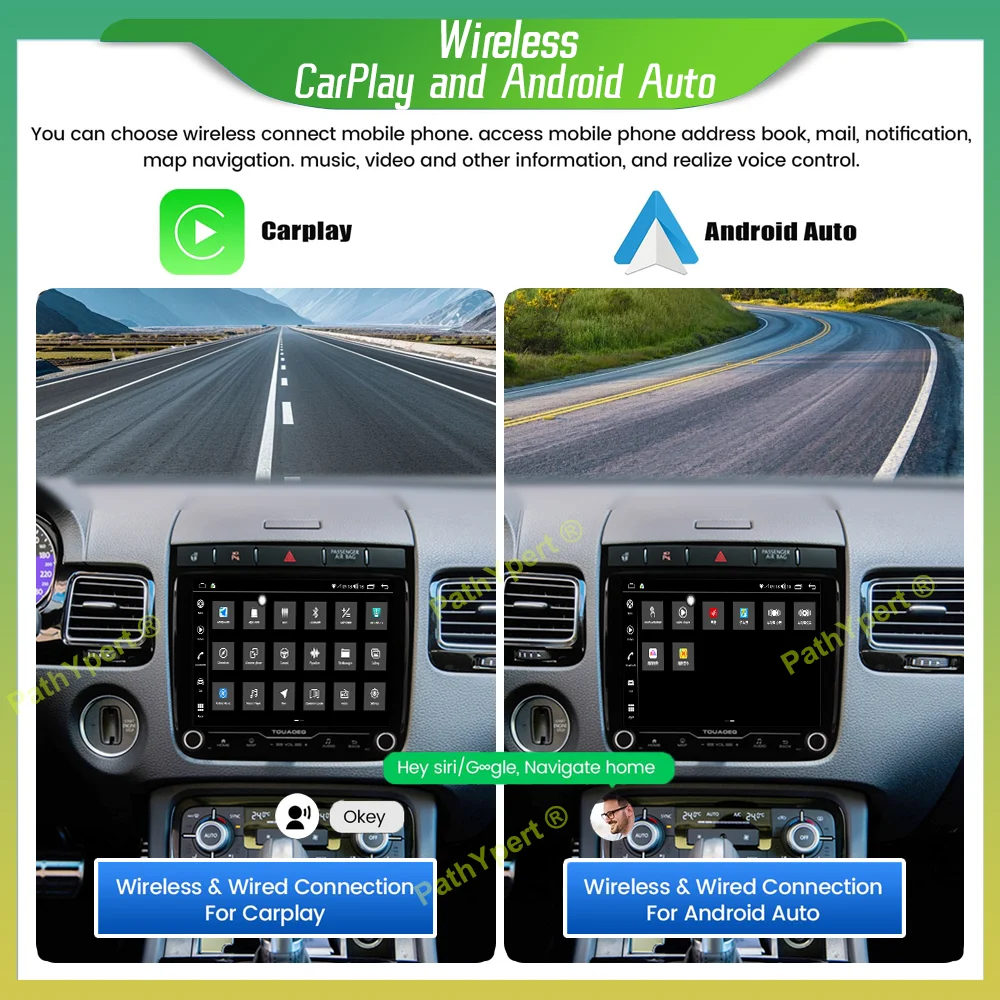 

8.4"Android 15 For Volkswagen VW Touareg 2010-2016 Car Multimedia Player Radio Support SWC Mirror Link Auto Bluetooth FM Carplay