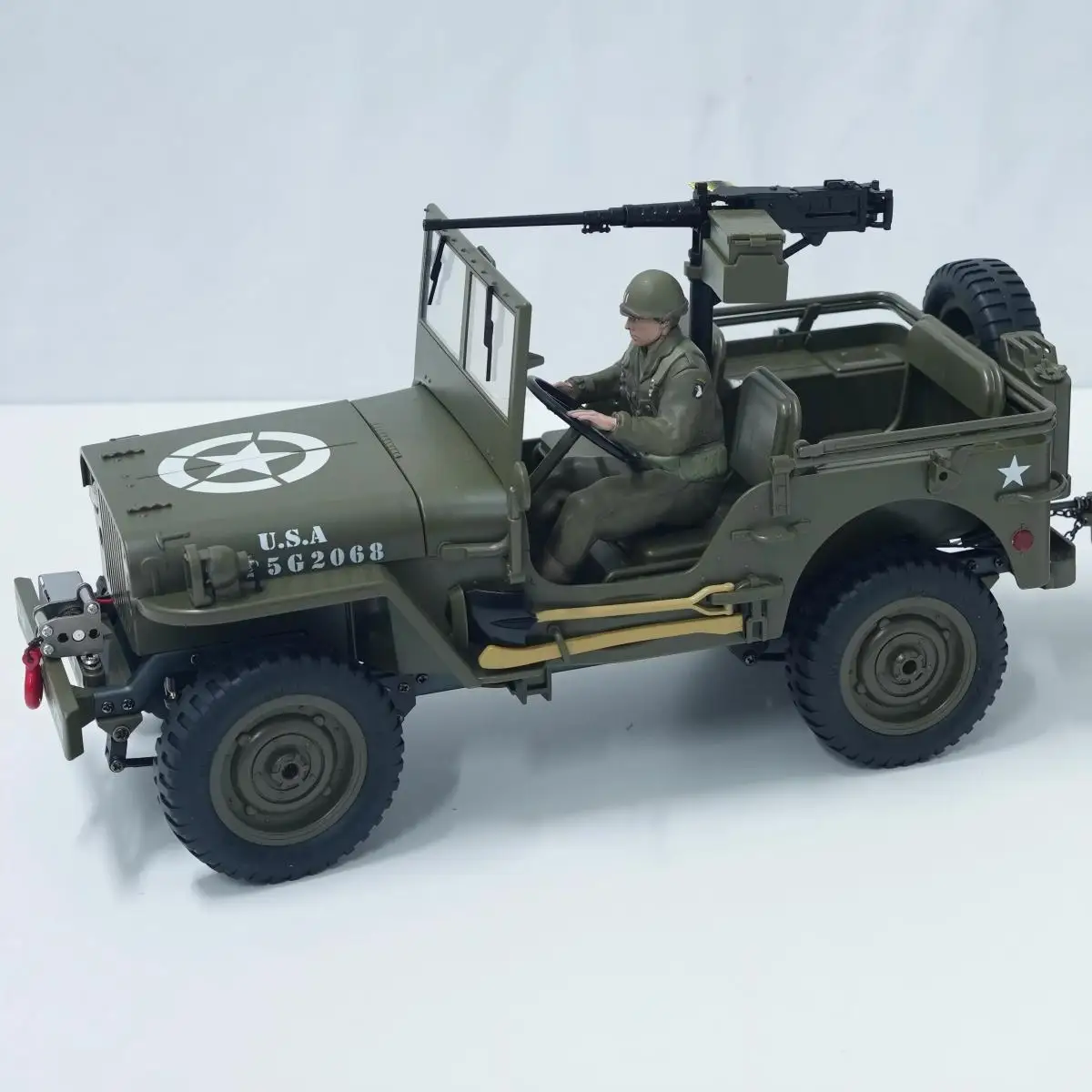 

1:10 RC Crawler with Light 2.4G 4WD Remote Control Car JJRC C8815 WILLYS JEEP Simulation Military Vehicle Car Model Toy Gift