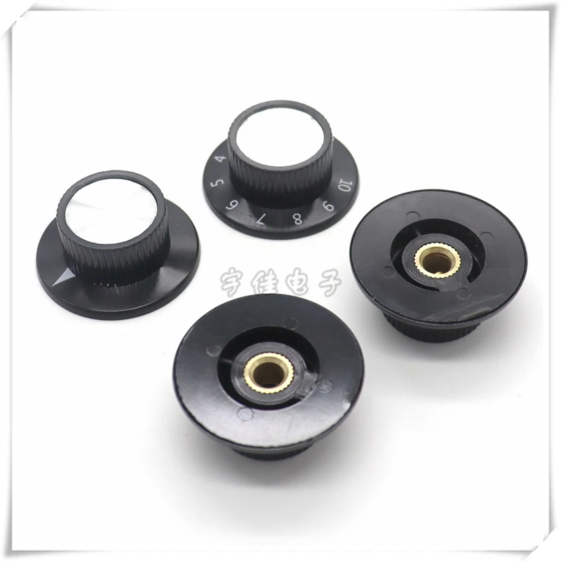 1PCS 37*24 Triangle indicator digital Knob Potentiometer Knob Cap Speed Control Cap Aluminum Plastic Screw Knob Cap