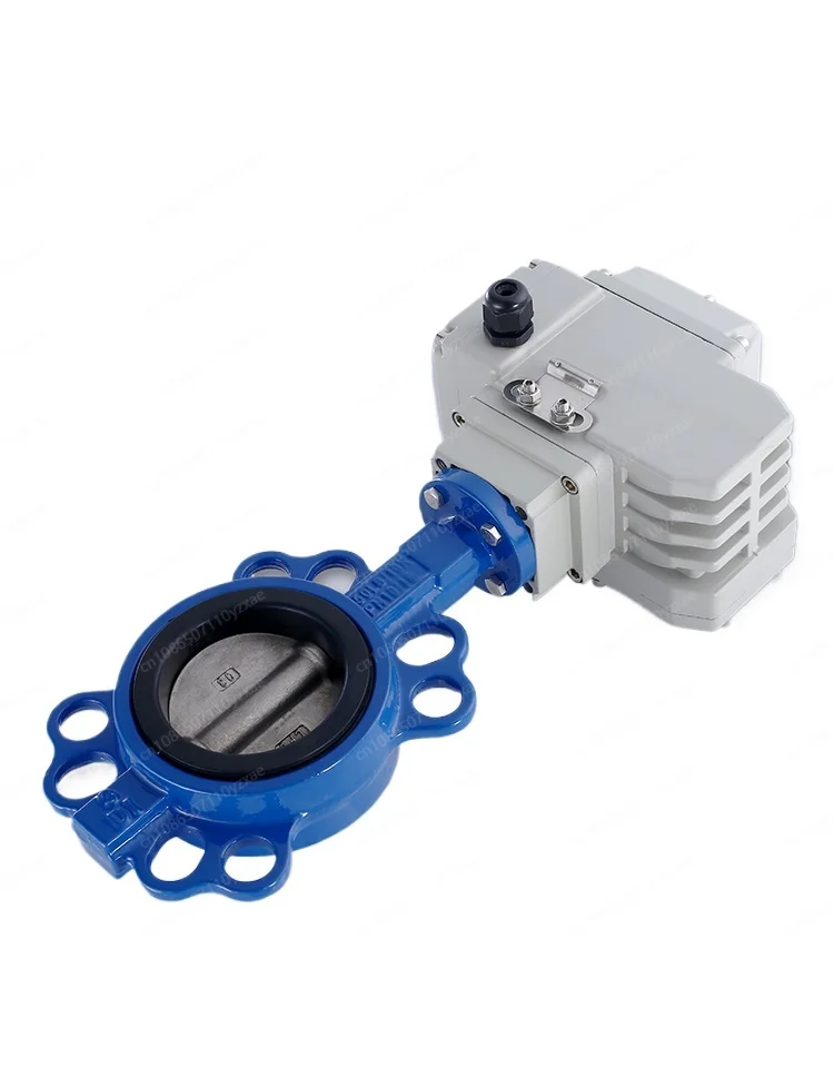 Electric Flange Butterfly Valve D971X-16 Clamp Soft Seal Water Valve Actuator Valve DN50 65 80 200