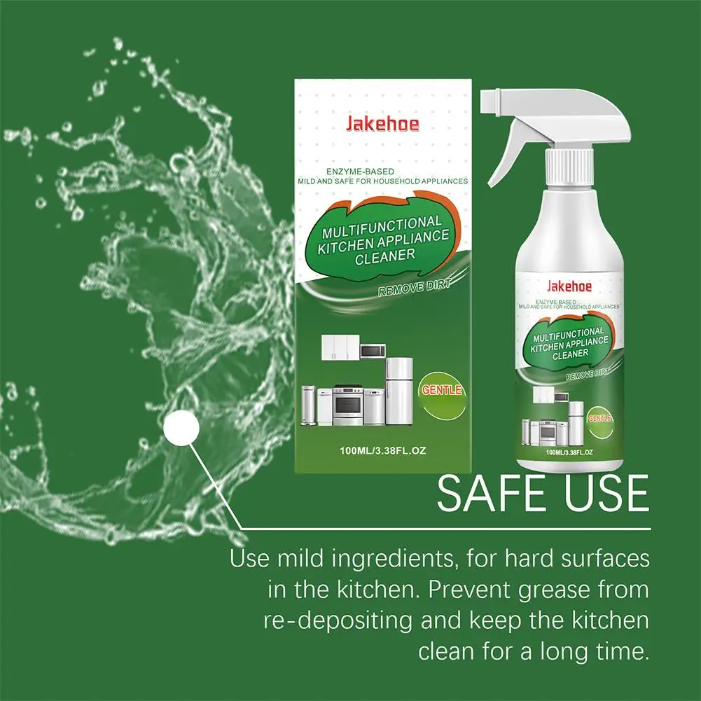 Multi Purpose Kitchen Appliance Cleaner Quickly Penetrates and Dissolves Stubborn Grease Grime and Dirt for Home Commercial Use