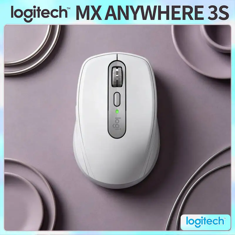 Wireless MX Anywhere 3S - Darkfield 8K DPI, 70-Day Battery, Hyper-Scroll, Great for Mobile Stationery Shop & School Event